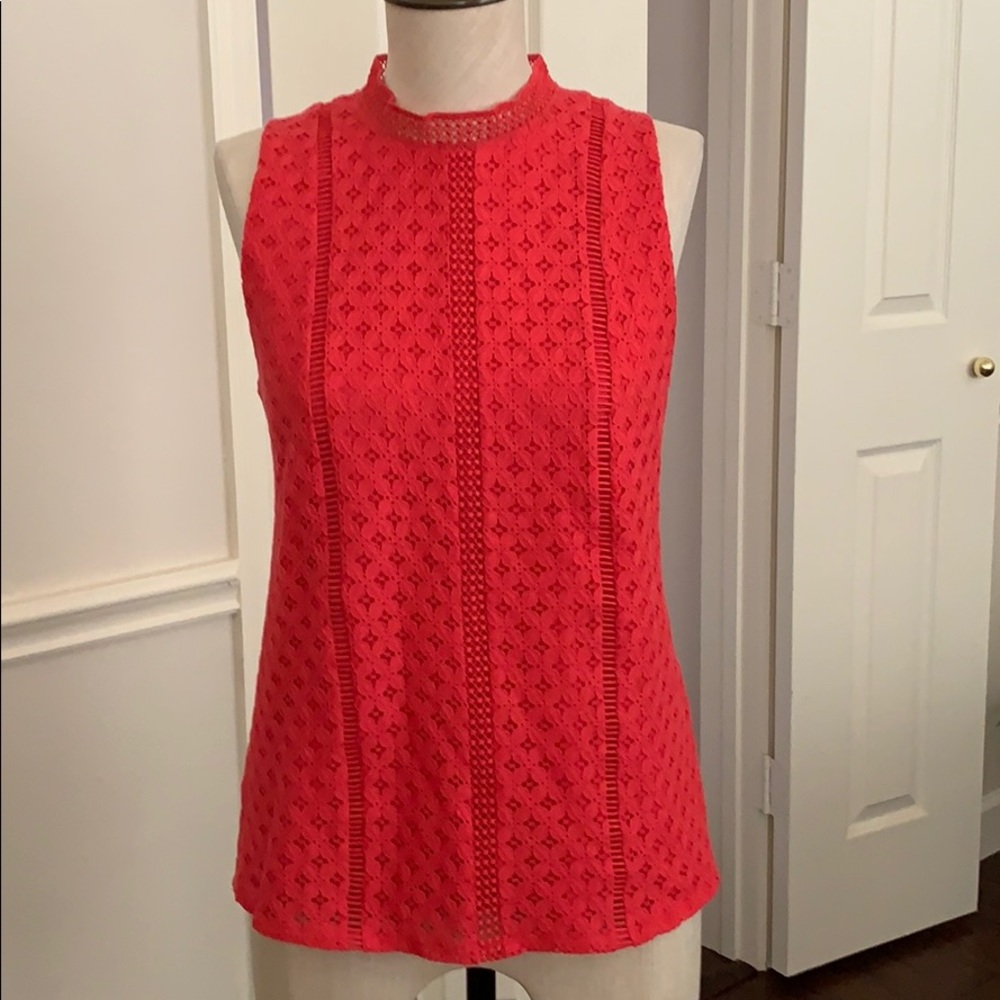 Banana Republic Sleeveless Lace Top